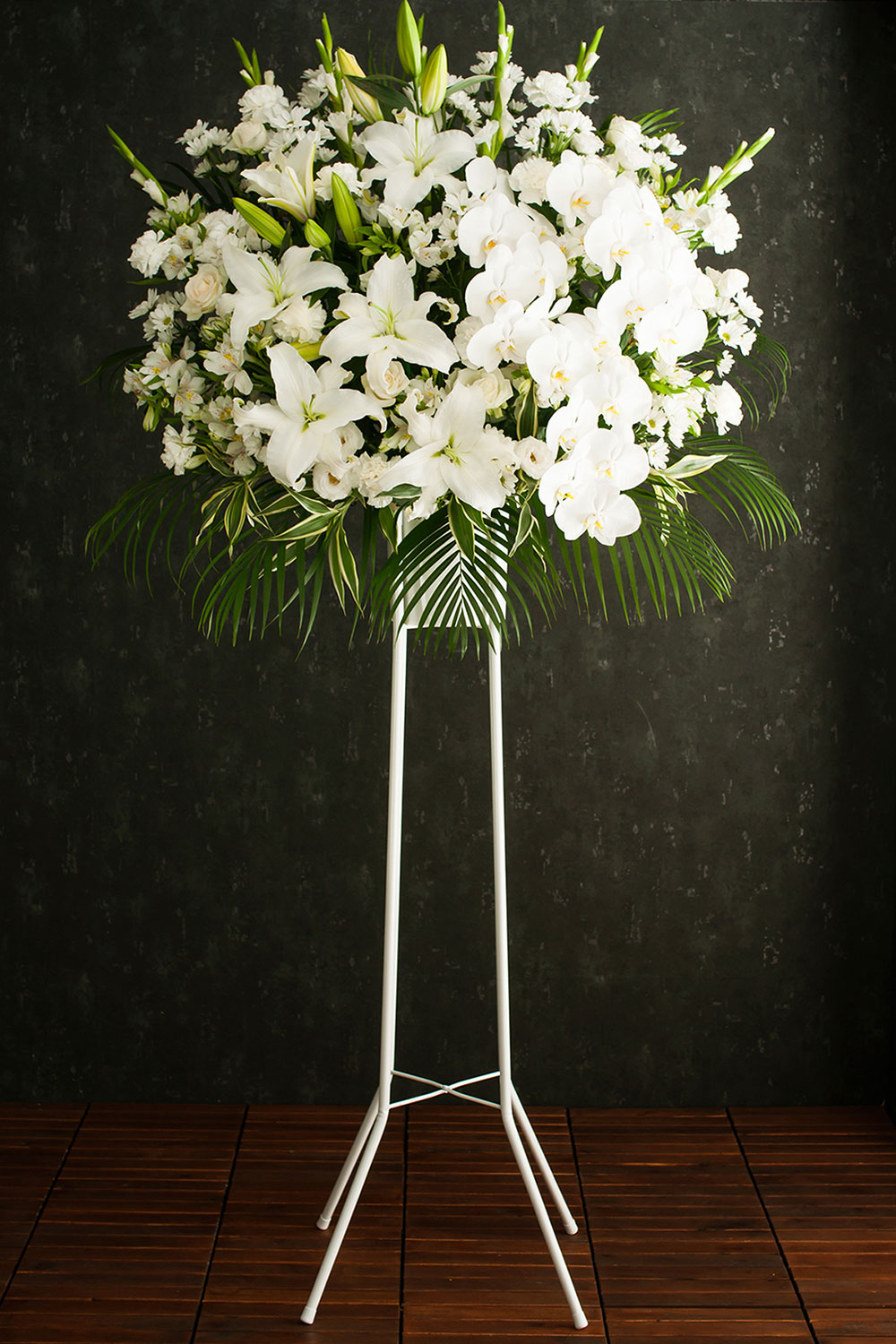 画像：【葬儀用 おまかせ供花】供花 Lサイズ