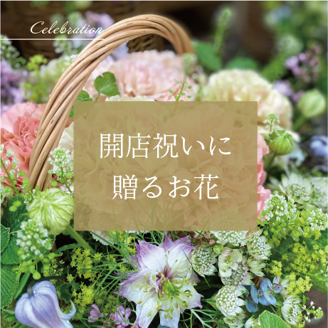 【フラワーギフト】開店祝いの花について