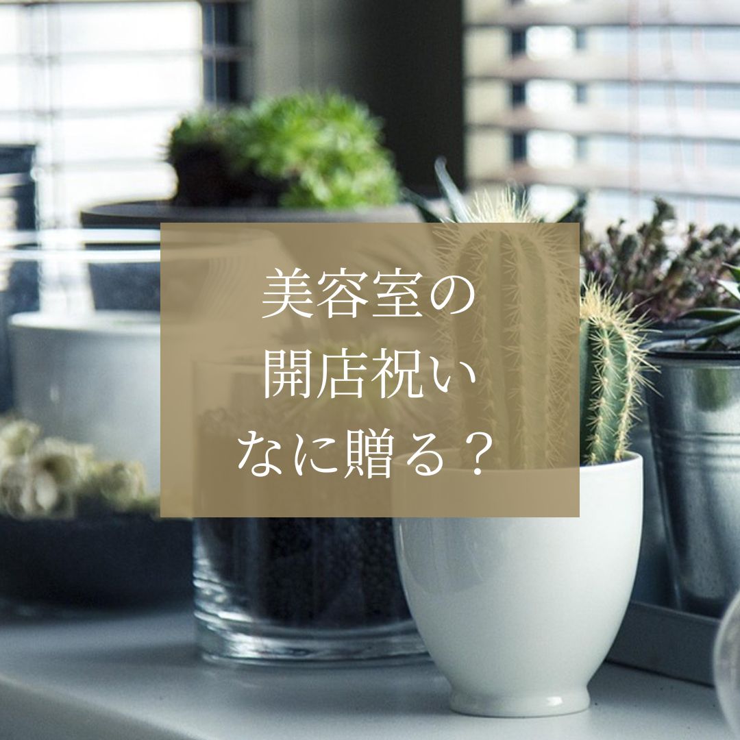 美容室の開店祝いにはどんな花を贈る？