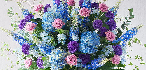 ブルー・パープルの花はどんな印象？