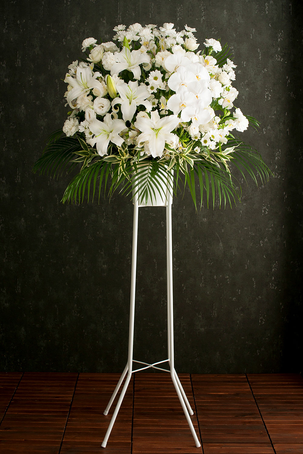 画像：【葬儀用 おまかせ供花】供花 Mサイズ